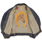 1970s Levi's 70505-0217 WESTERN FOLK ART EMBROIDERED DENIM JACKET ... 44