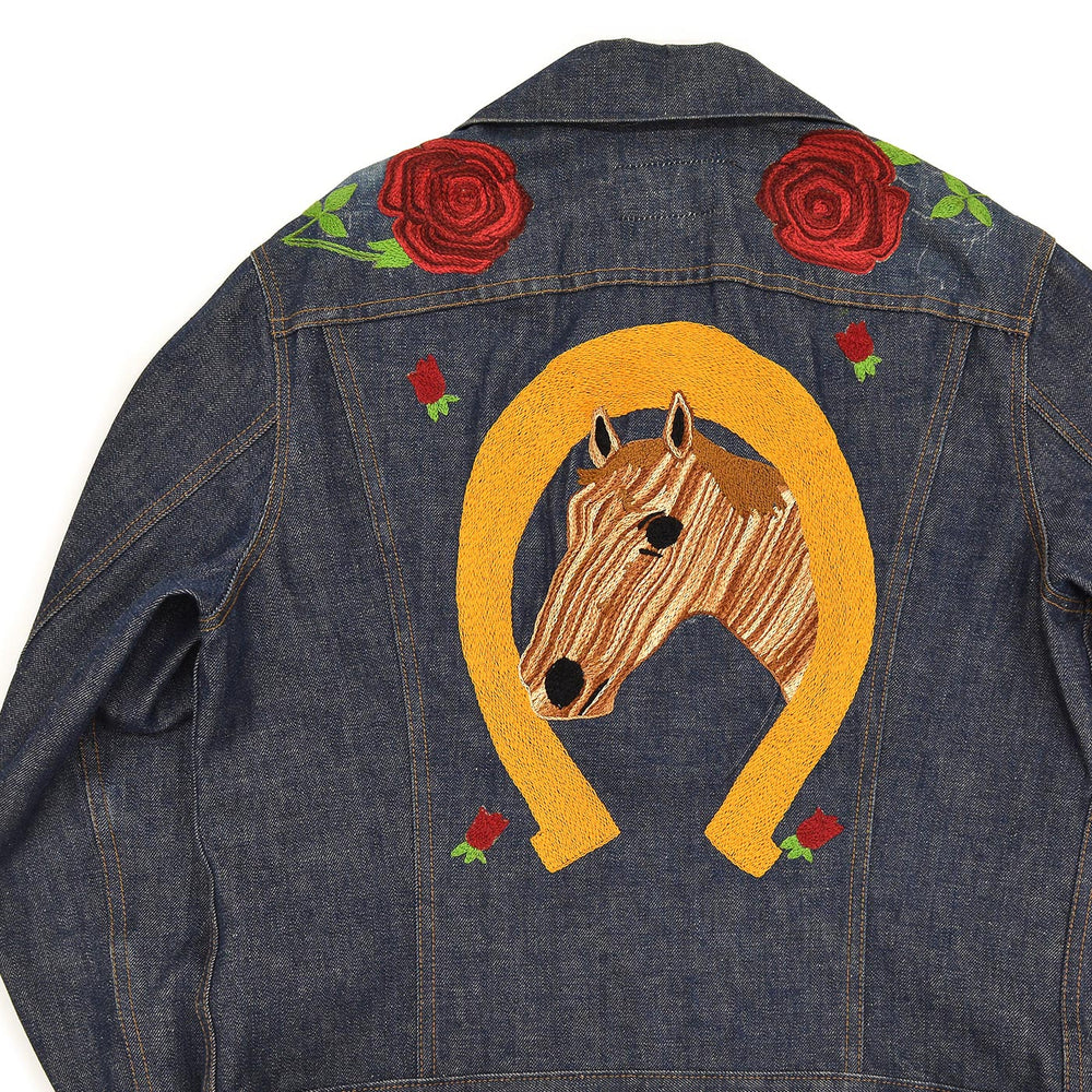 1970s Levi's 70505-0217 WESTERN FOLK ART EMBROIDERED DENIM JACKET ... 44