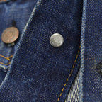 1960's~ LEVI'S 70505-0217 BIGE CUSTOM DENIM VEST / LOTS OF PATCH ...