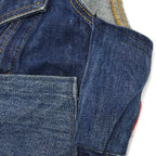 1960's~ LEVI'S 70505-0217 BIGE CUSTOM DENIM VEST / LOTS OF PATCH ...