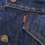 1960's~ LEVI'S 70505-0217 BIGE CUSTOM DENIM VEST / LOTS OF PATCH ...