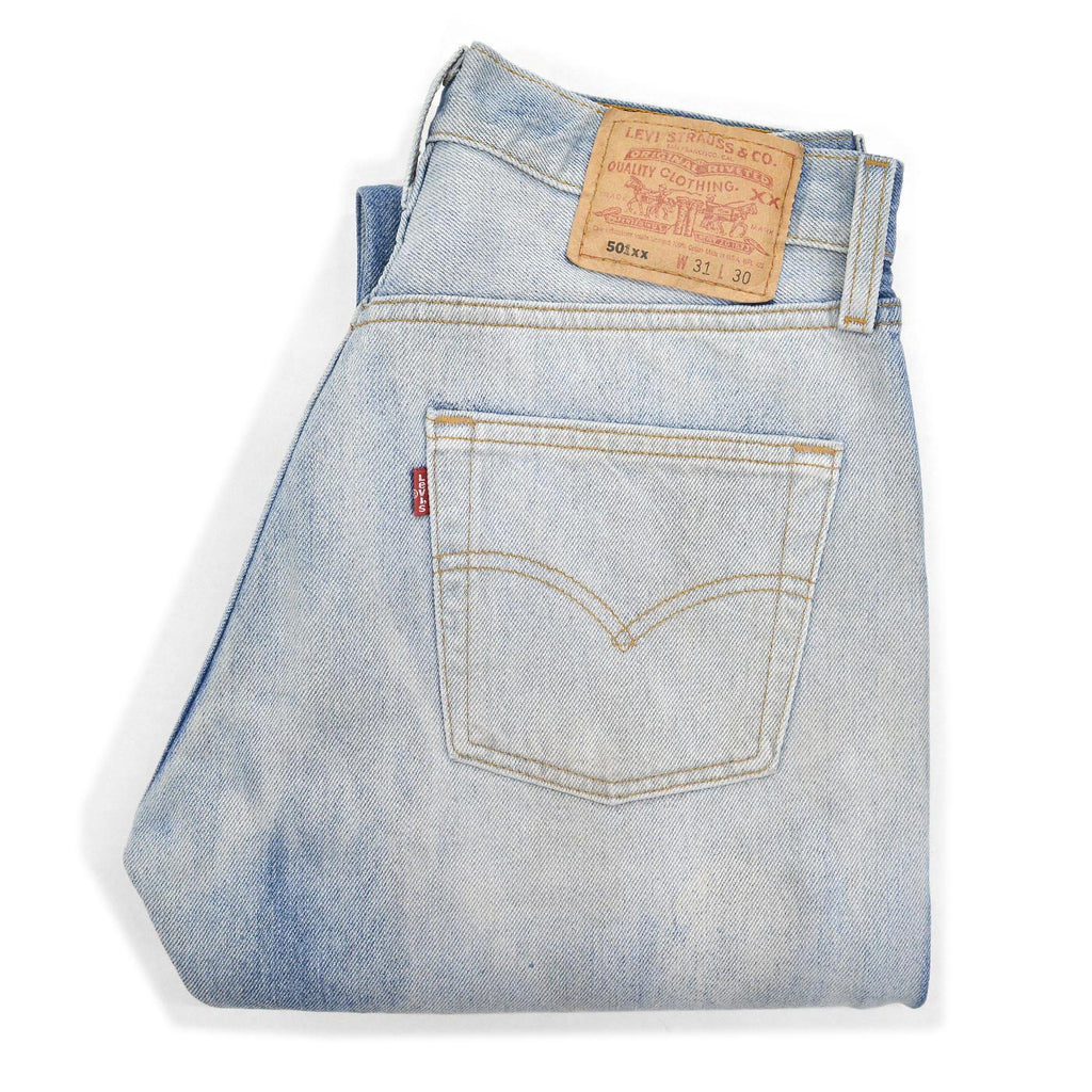 2000's Levi's 501 DENIM PANTS / STRANGE SUN FADED... W31/L30