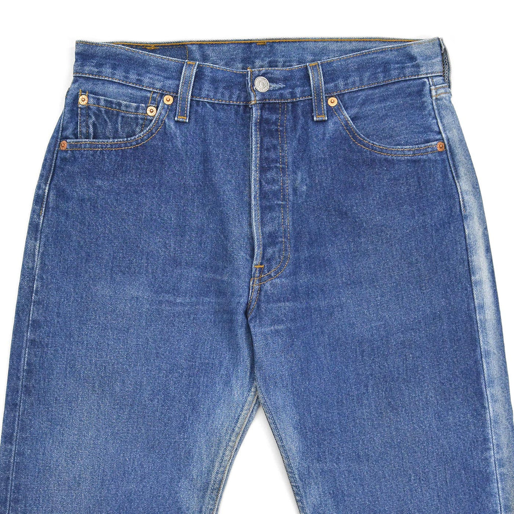 2000's Levi's 501 DENIM PANTS / STRANGE SUN FADED... W31/L30