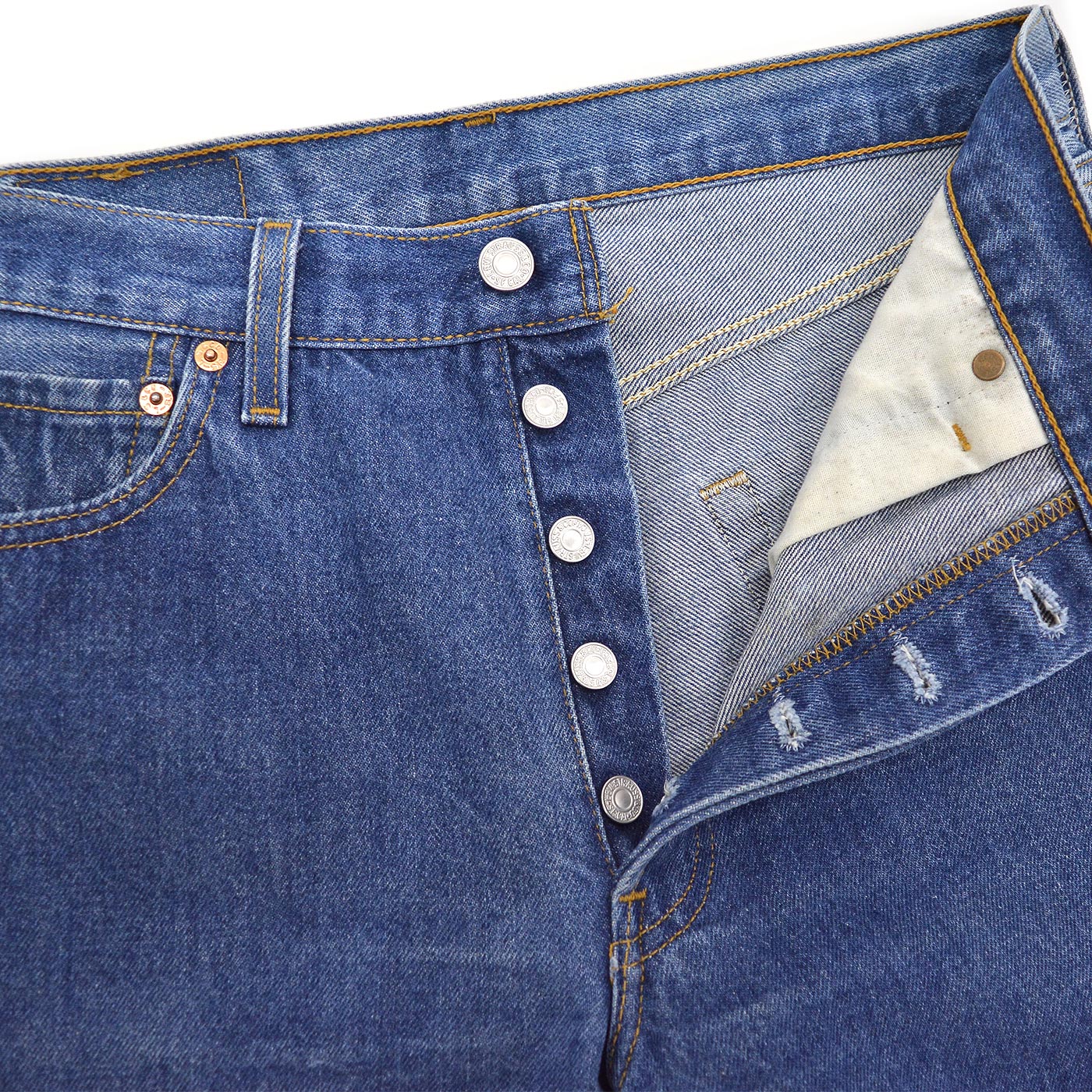 2000's Levi's 501 DENIM PANTS / STRANGE SUN FADED... W31/L30