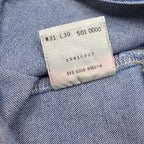 2000's Levi's 501 DENIM PANTS / STRANGE SUN FADED... W31/L30