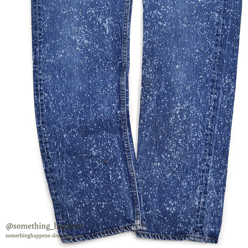 1980's Levi's 501-0129 GALACTIC WASH DENIM PANTS... W32/L32
