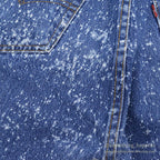 1980's Levi's 501-0129 GALACTIC WASH DENIM PANTS... W32/L32