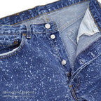 1980's Levi's 501-0129 GALACTIC WASH DENIM PANTS... W32/L32