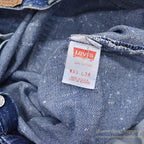 1980's Levi's 501-0129 GALACTIC WASH DENIM PANTS... W32/L32