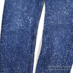 1980's Levi's 501-0129 GALACTIC WASH DENIM PANTS... W32/L32