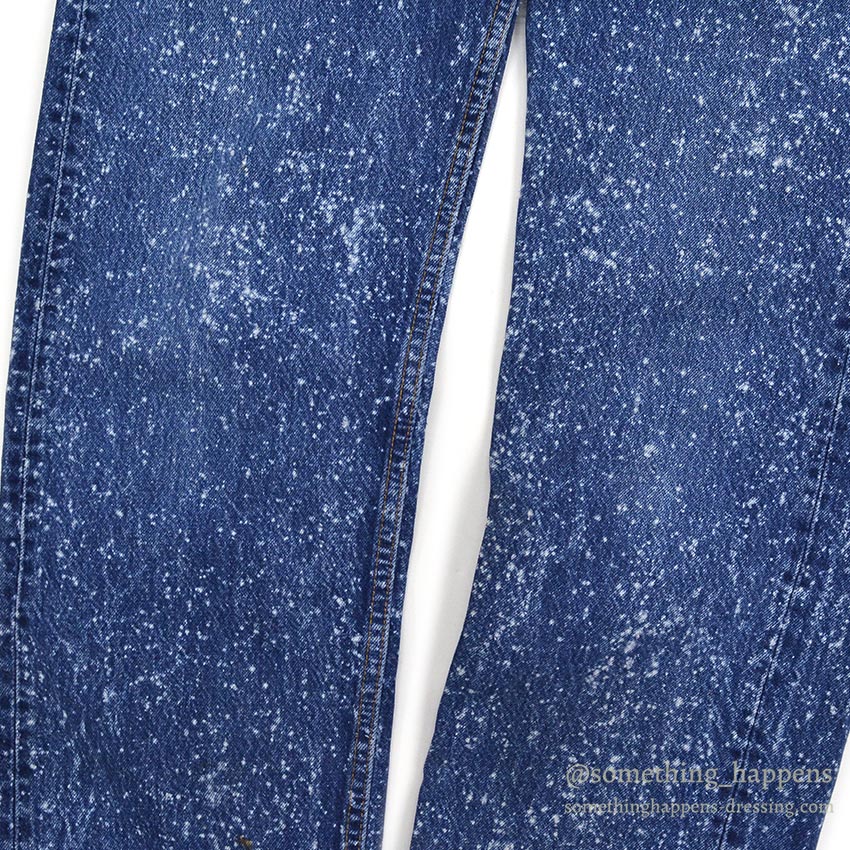 1980's Levi's 501-0129 GALACTIC WASH DENIM PANTS... W32/L32
