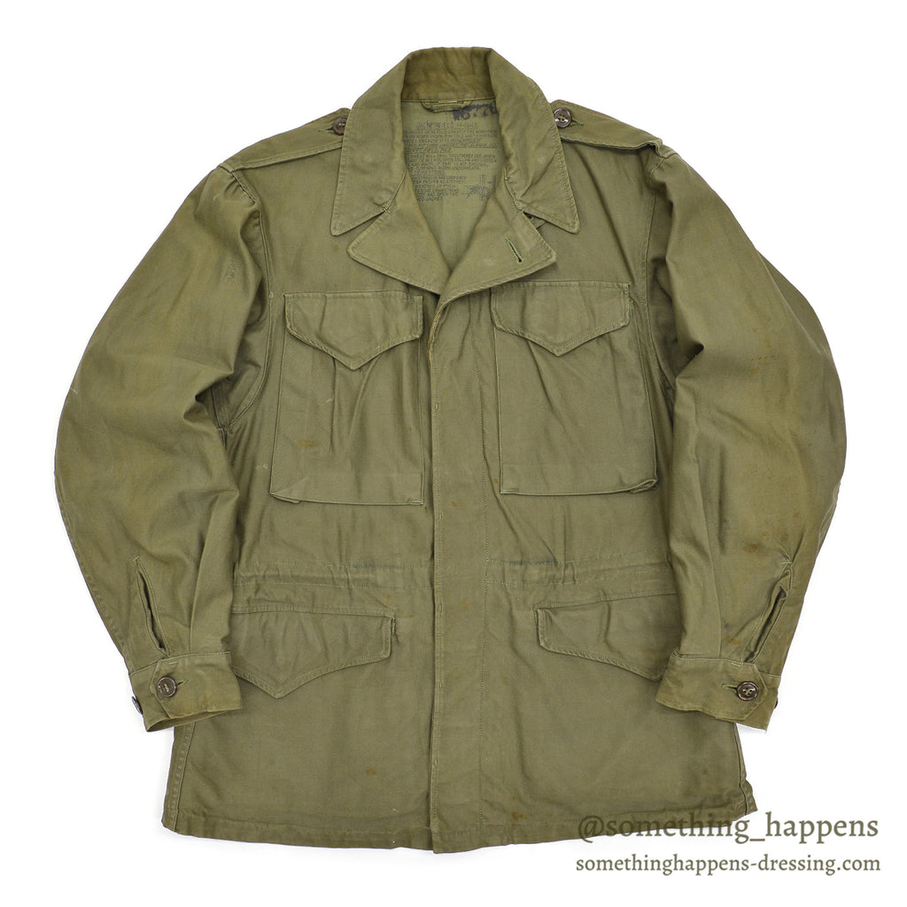 1940's U.S.ARMY M-1943 WW2 HAND PAINTED FIELD JACKET / EXTREMERY RARE ...