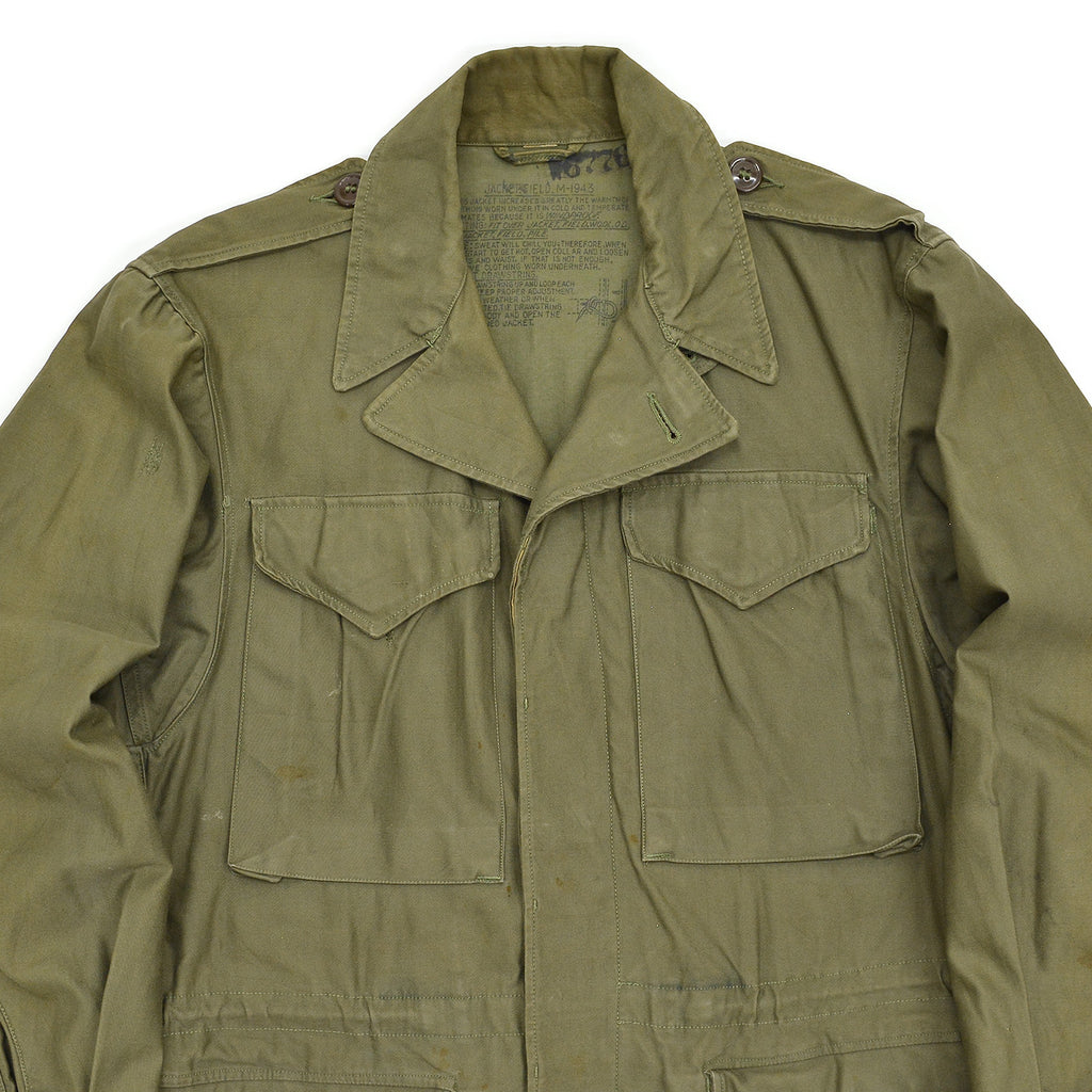 1940's U.S.ARMY M-1943 WW2 HAND PAINTED FIELD JACKET / EXTREMERY RARE ...