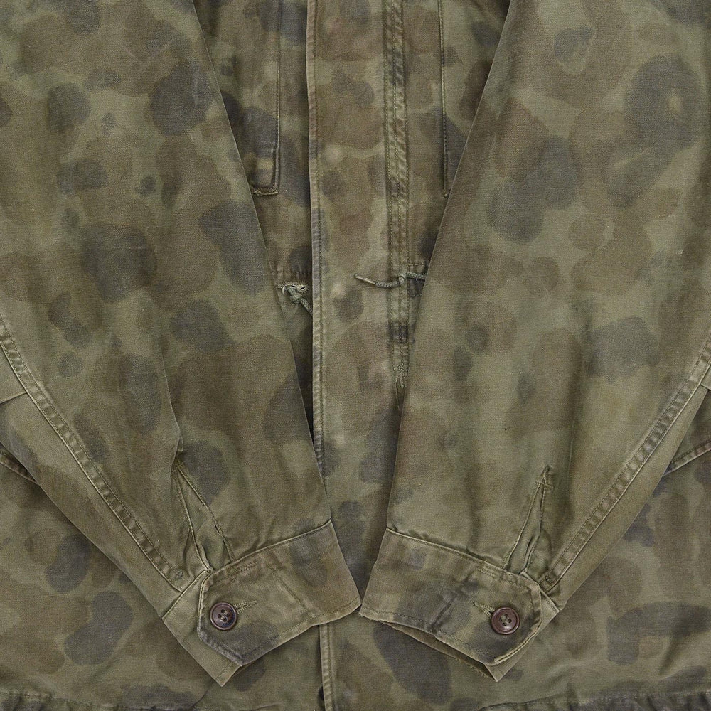 1950s U.S. ARMY M-1951 FIELD JACKET HAND PAINTED CAMOUFLAGE ... S-R