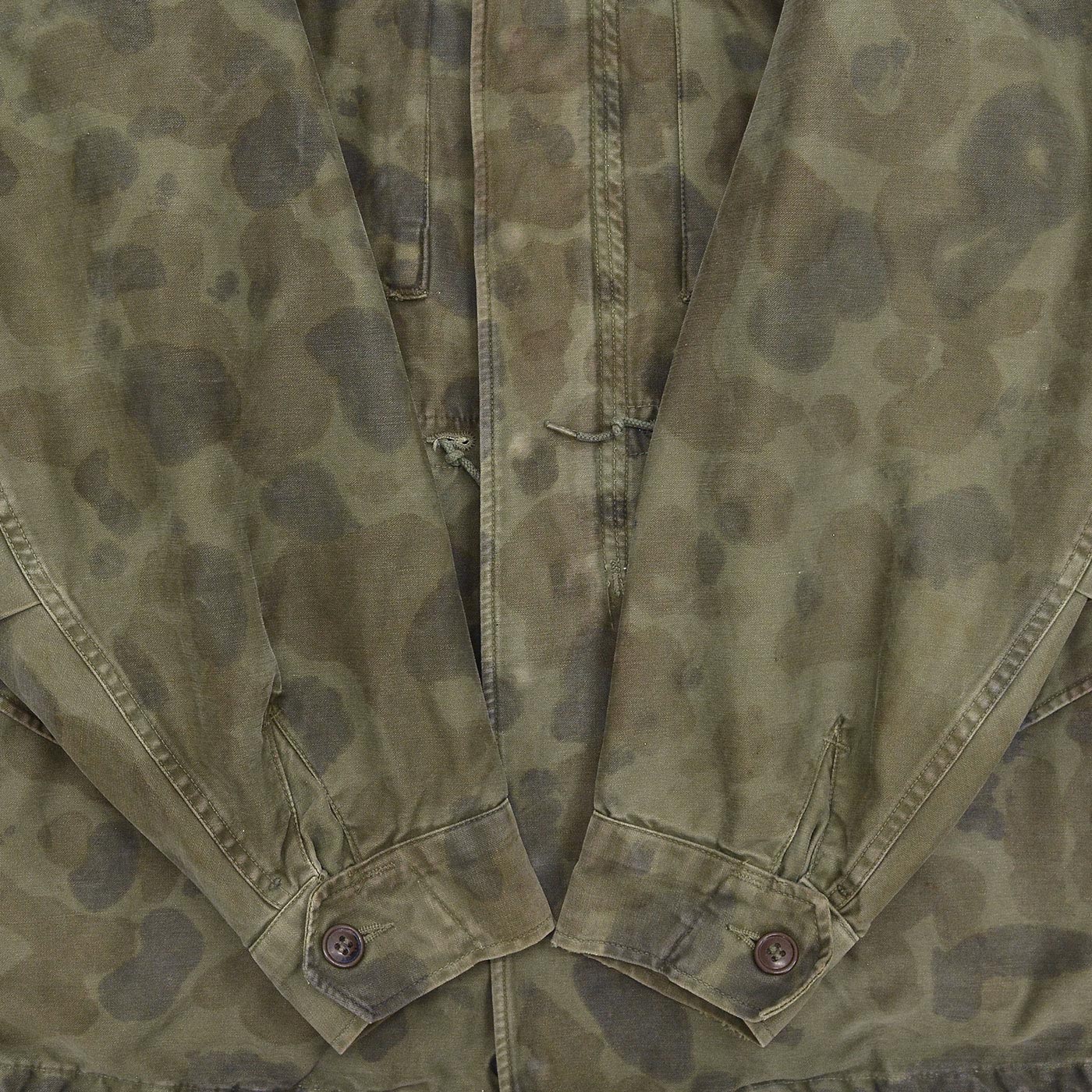 1950s U.S. ARMY M-1951 FIELD JACKET HAND PAINTED CAMOUFLAGE ... S-R