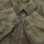 1950s U.S. ARMY M-1951 FIELD JACKET HAND PAINTED CAMOUFLAGE ... S-R