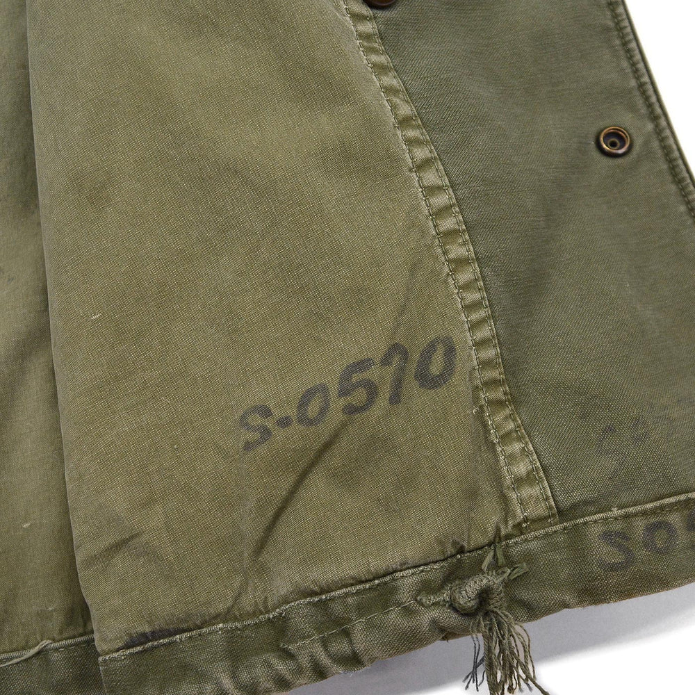 1950s U.S. ARMY M-1951 FIELD JACKET HAND PAINTED CAMOUFLAGE ... S-R