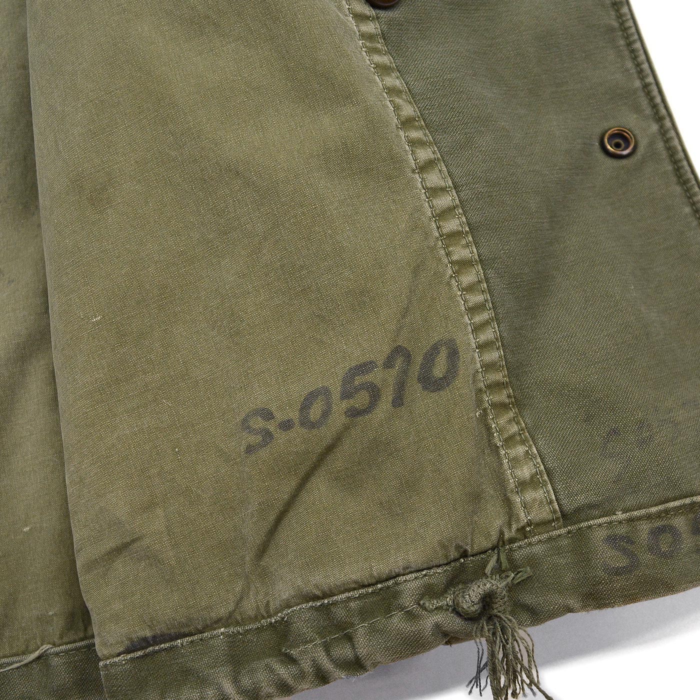 1950s U.S. ARMY M-1951 FIELD JACKET HAND PAINTED CAMOUFLAGE ... S-R