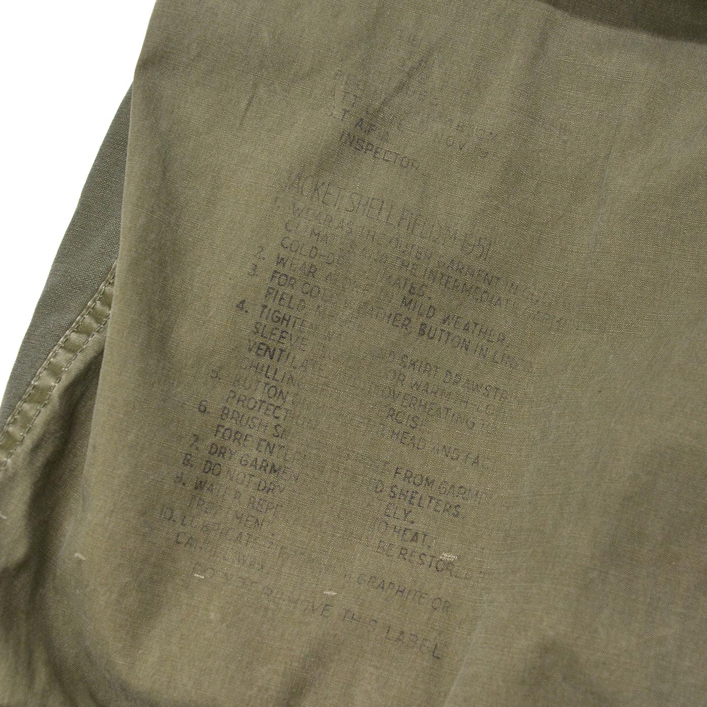 1950s U.S. ARMY M-1951 FIELD JACKET HAND PAINTED CAMOUFLAGE ... S-R