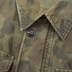 1950s U.S. ARMY M-1951 FIELD JACKET HAND PAINTED CAMOUFLAGE ... S-R