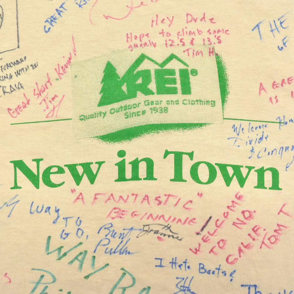 1980s HANES REI NEW IN TOWN SIGNATURE T-SHIRT ... M