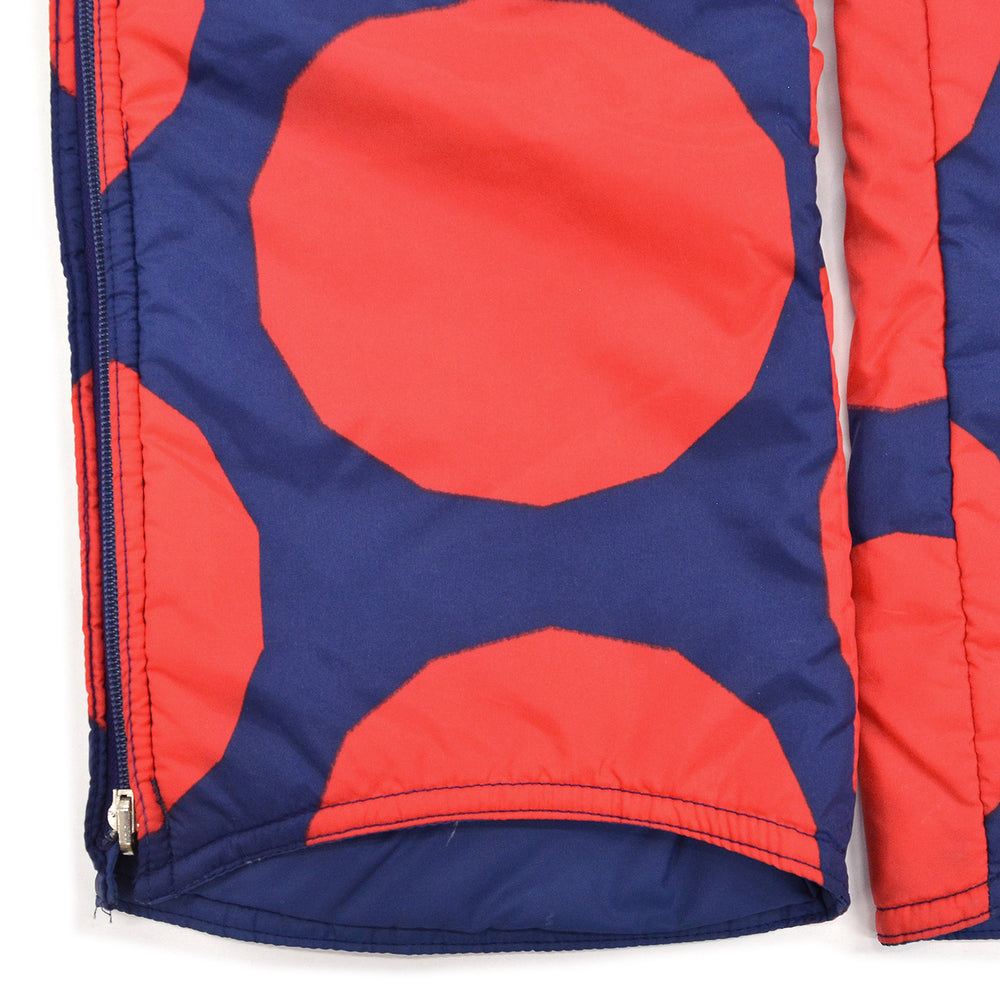 1970's SKYR POP DOTS REVERSIBLE SKI PANTS...M