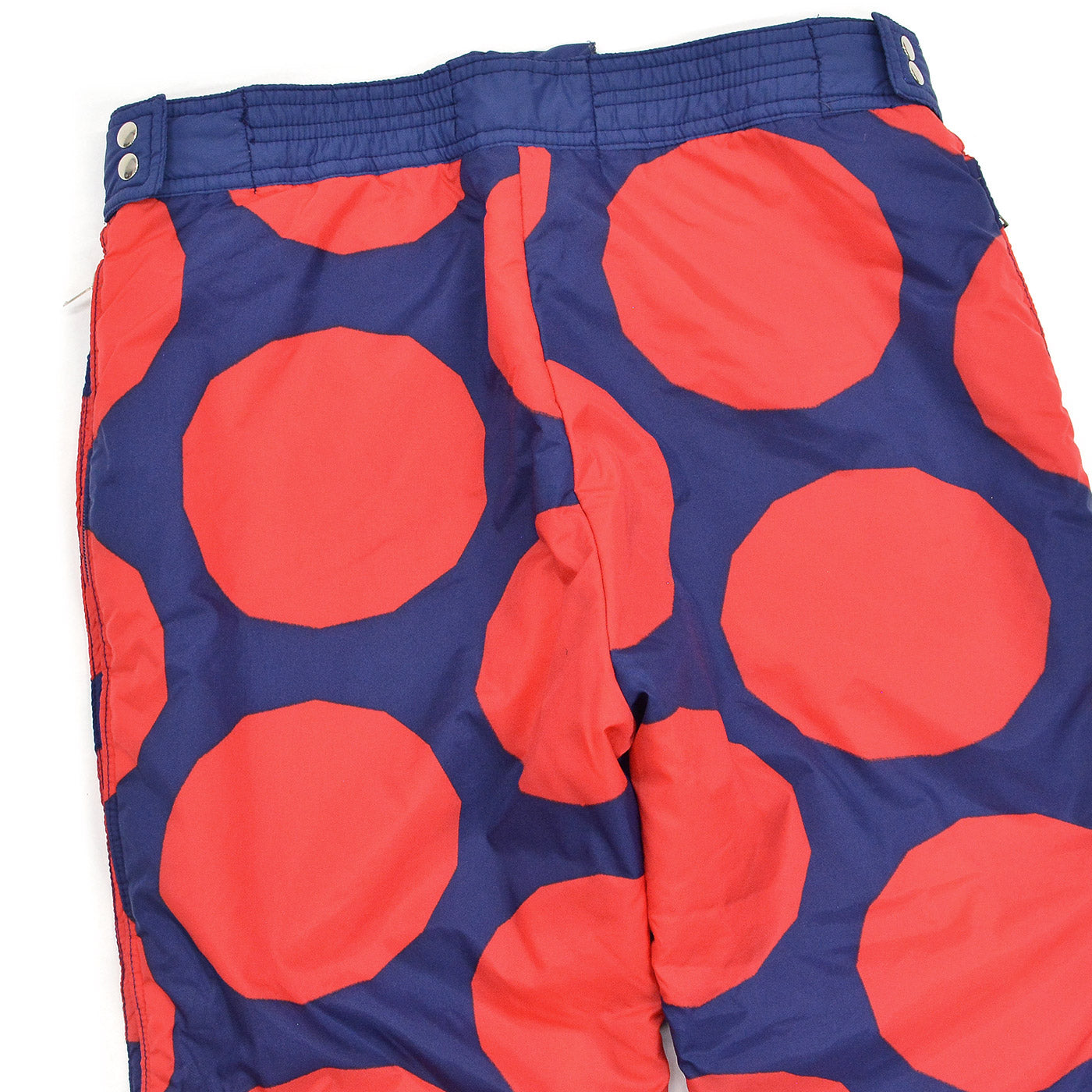 1970's SKYR POP DOTS REVERSIBLE SKI PANTS ... M