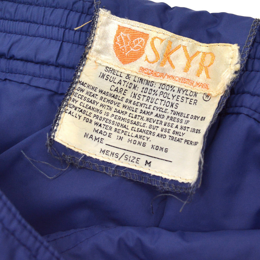 1970's SKYR POP DOTS REVERSIBLE SKI PANTS...M