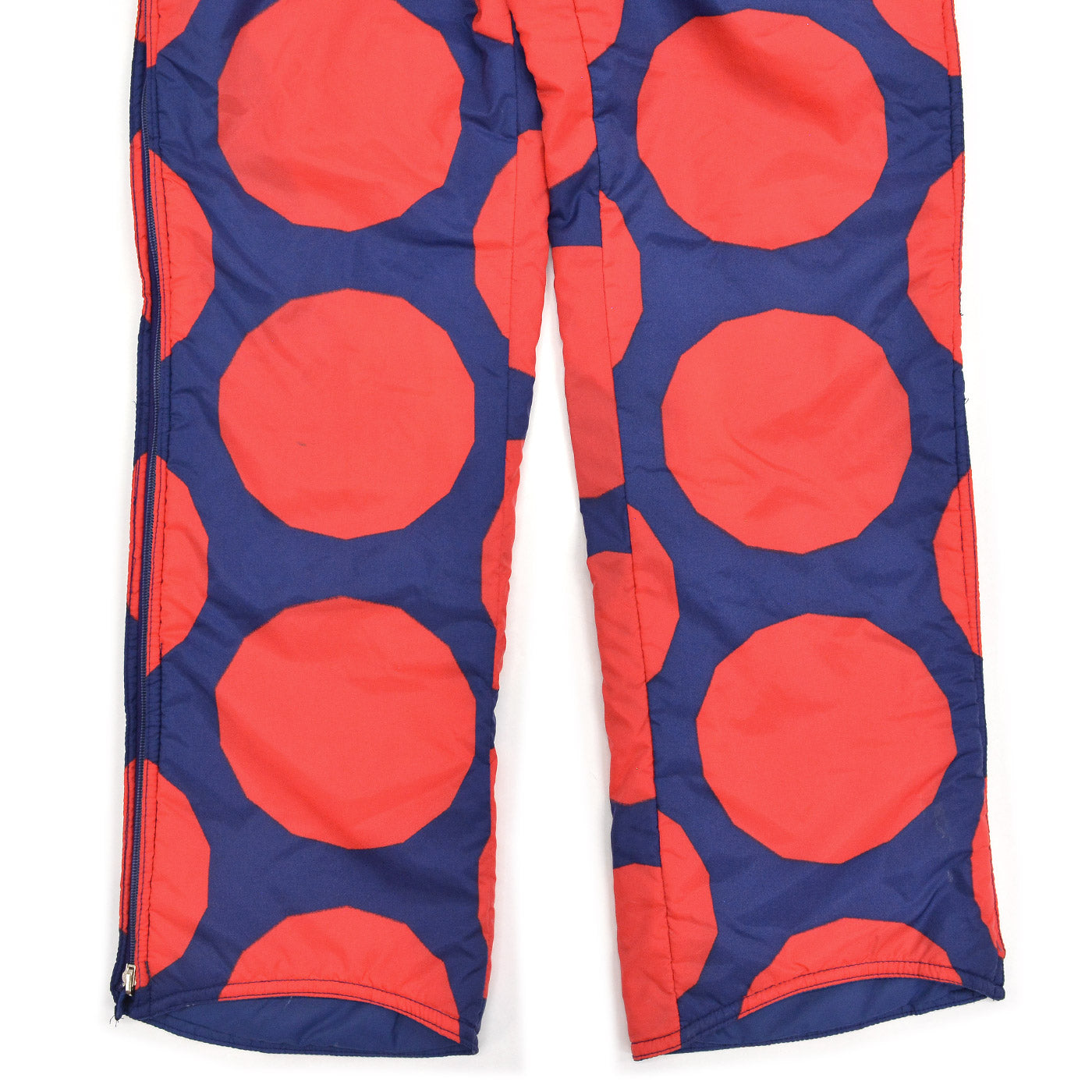 1970's SKYR POP DOTS REVERSIBLE SKI PANTS ... M
