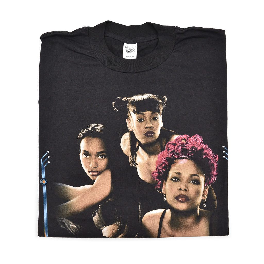 1990s DEADSTOCK GIANT TLC FAN MAIL TOUR T-SHIRT ... L