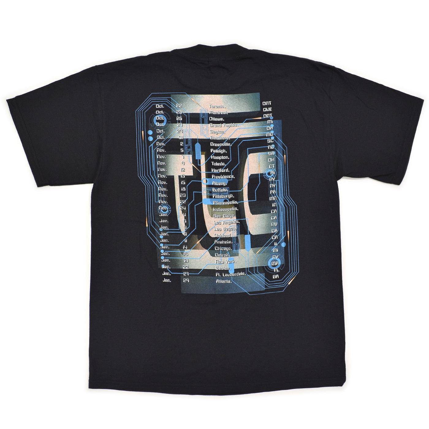 1990s DEADSTOCK GIANT TLC FAN MAIL TOUR T-SHIRT ... L