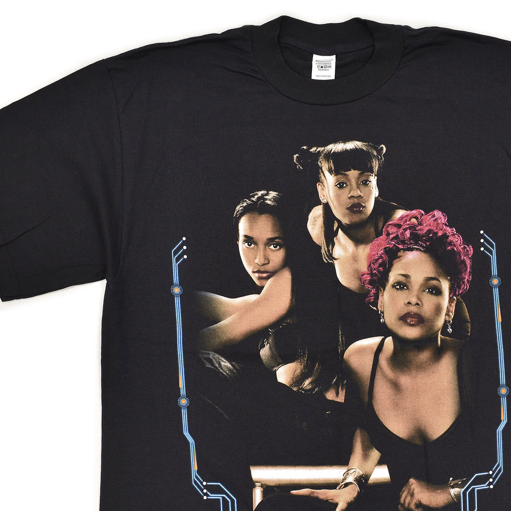 1990s DEADSTOCK GIANT TLC FAN MAIL TOUR T-SHIRT ... L