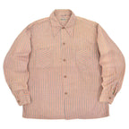 ~1940's VALIANT PRINT PLAID COTTON SHIRT / EXTREMELY RARE ...