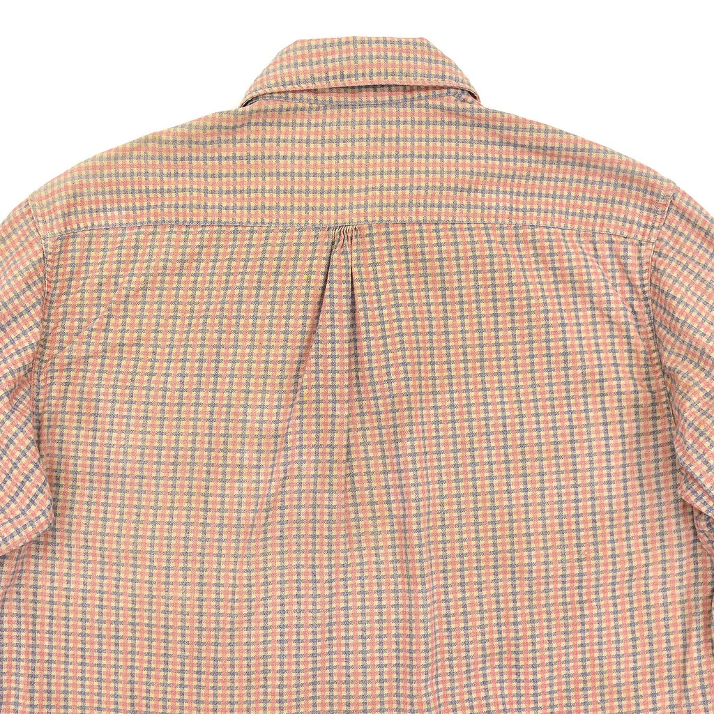 ~1940's VALIANT PRINT PLAID COTTON SHIRT / EXTREMELY RARE ...