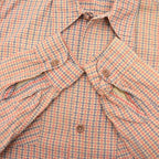 ~1940's VALIANT PRINT PLAID COTTON SHIRT / EXTREMELY RARE ...