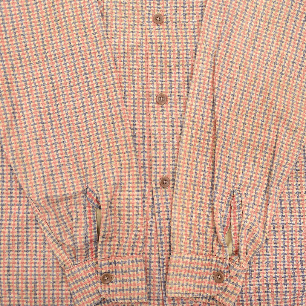 ~1940's VALIANT PRINT PLAID COTTON SHIRT / EXTREMELY RARE ...