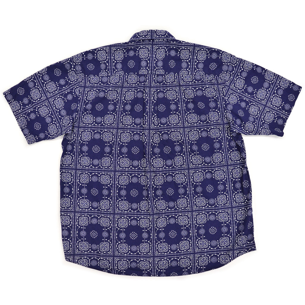1990's 417 by VAN HEUSEN BANDANA PRINT B/D SHIRT ... L