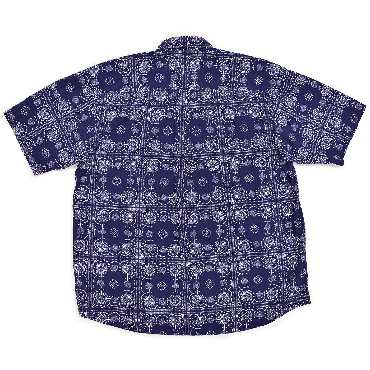 1990's 417 by VAN HEUSEN BANDANA PRINT B/D SHIRT ... L