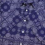 1990's 417 by VAN HEUSEN BANDANA PRINT B/D SHIRT ... L