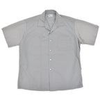 1950's~ Wm.S.Tucker GRAY PATTERNED S/S SHIRT / TWO-TONE ... L