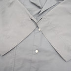 1950's~ Wm.S.Tucker GRAY PATTERNED S/S SHIRT / TWO-TONE ... L