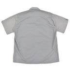 1950's~ Wm.S.Tucker GRAY PATTERNED S/S SHIRT / TWO-TONE ... L