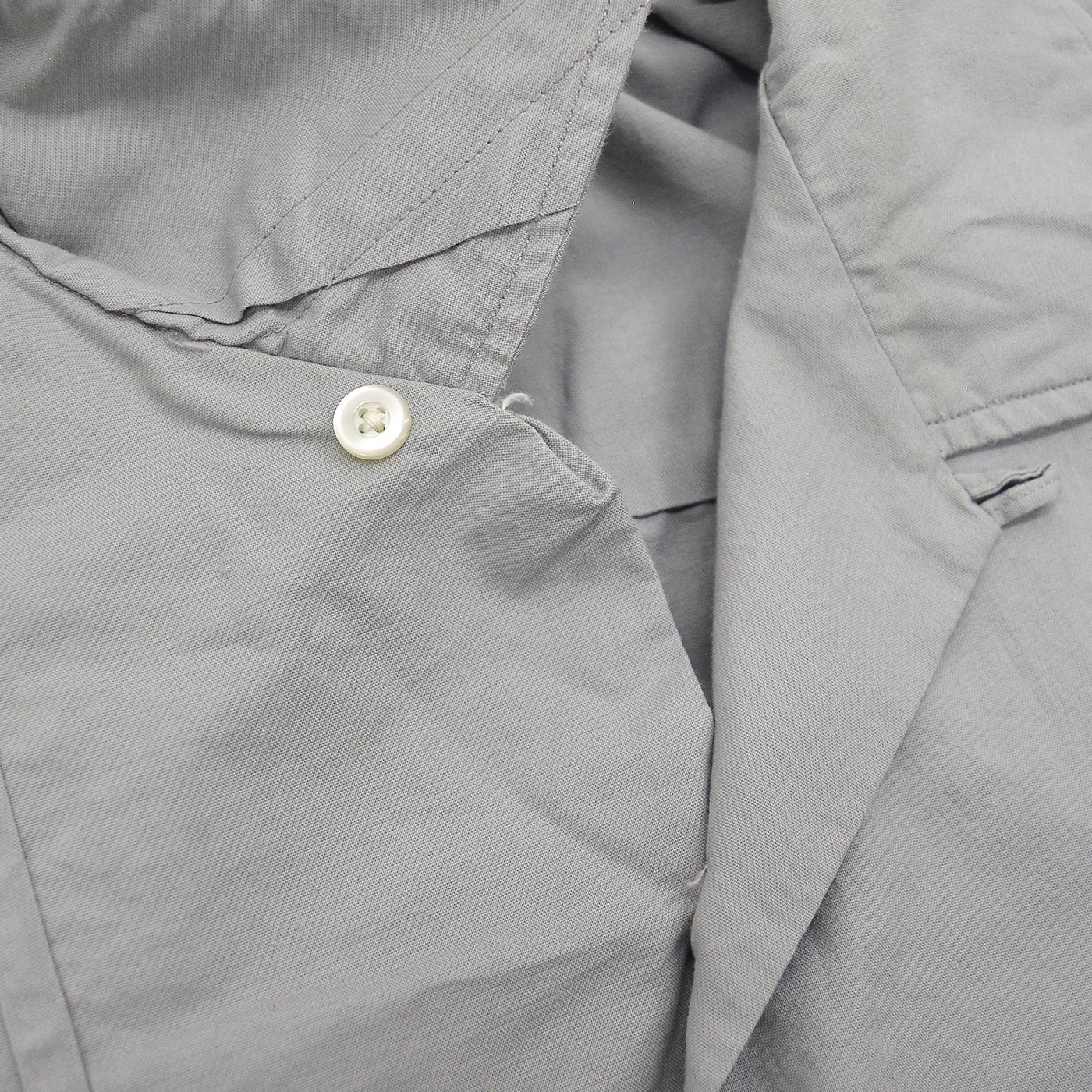 1950's~ Wm.S.Tucker GRAY PATTERNED S/S SHIRT / TWO-TONE ... L