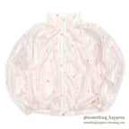 1980's ADIDAS BUBLLE DOT DOUBLE-LAYER NYLON JACKET... M