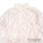 1980's ADIDAS BUBLLE DOT DOUBLE-LAYER NYLON JACKET... M