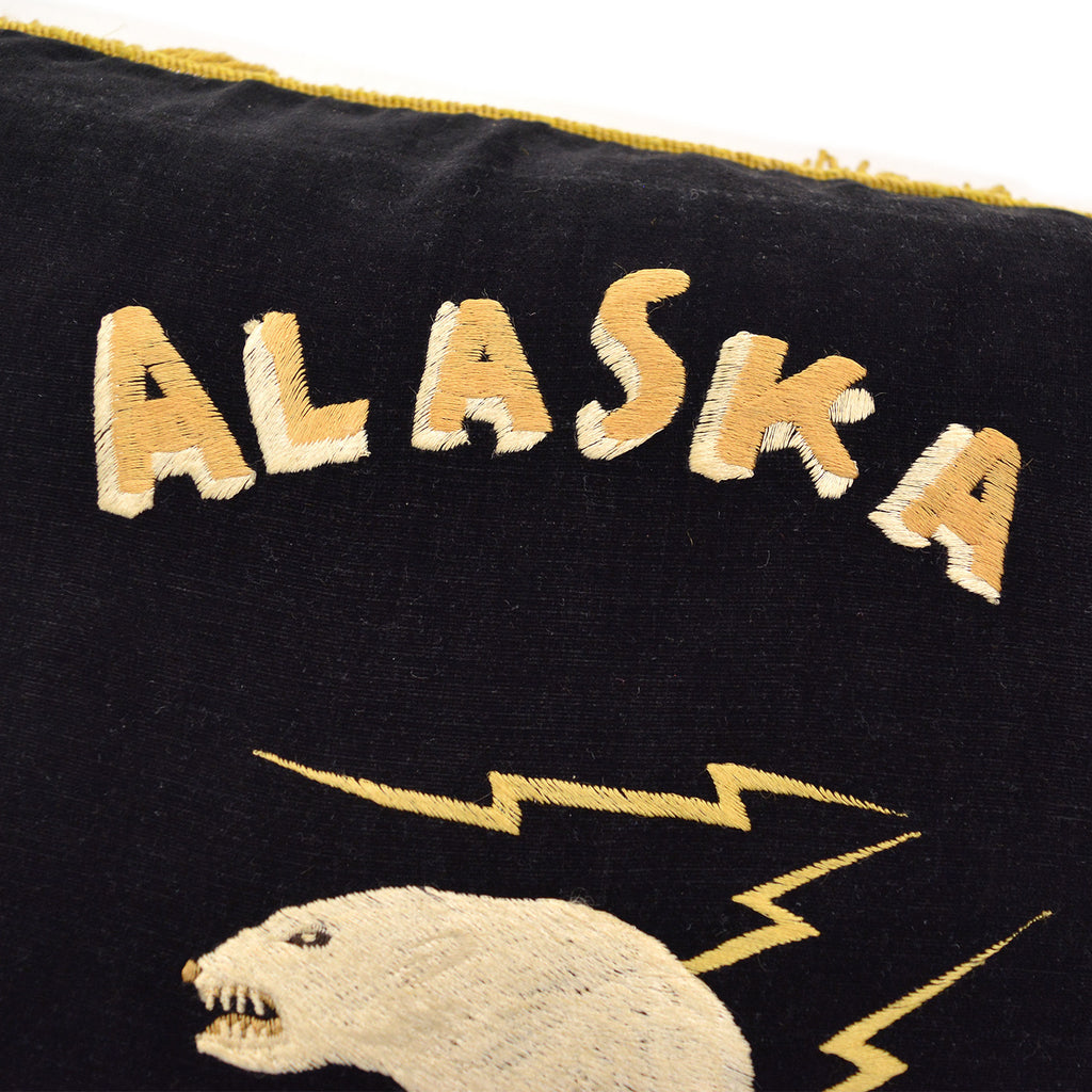 1950's ALASKA SOUVENIR PILLOW / EXTREMELY RARE ...