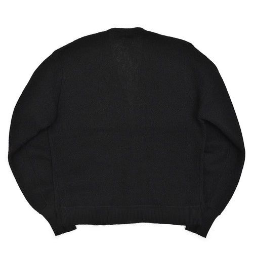 1960s THE RAMS HEAD SHOP PURE ALPACA CARDIGAN / BLACK ... L