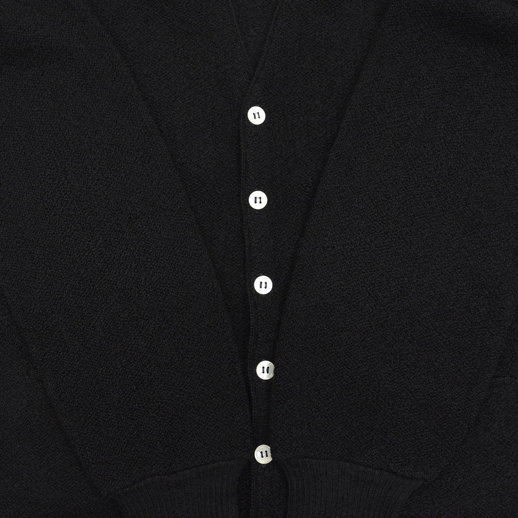 1960s THE RAMS HEAD SHOP PURE ALPACA CARDIGAN / BLACK ... L