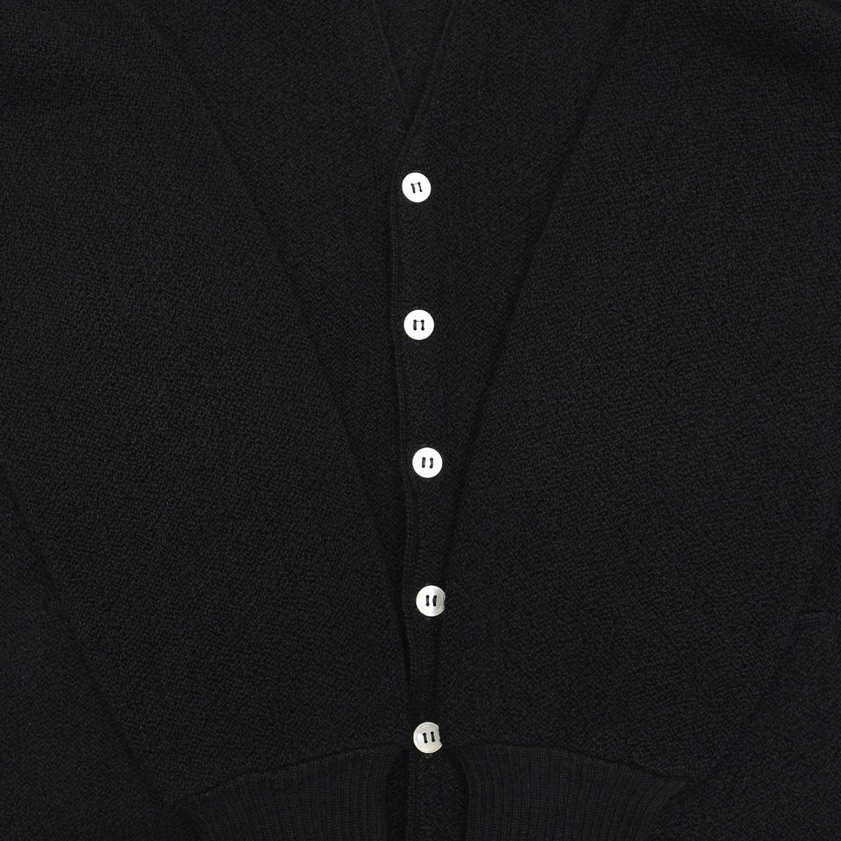 1960s THE RAMS HEAD SHOP PURE ALPACA CARDIGAN / BLACK ... L
