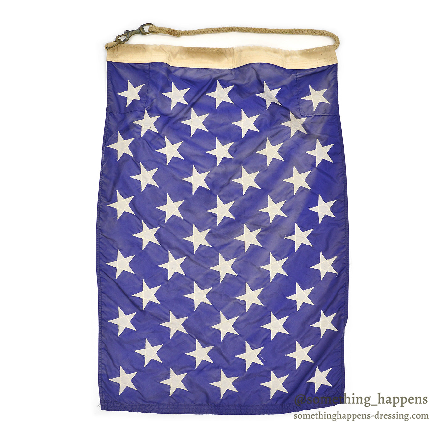c.1970 U.S.NAVY UNION JACK FLAG / SUN FADED ... 85cm / 53cm